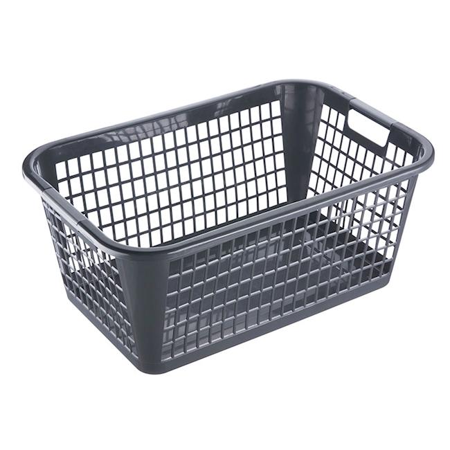 Laundry basket 30 lt rPP, grey